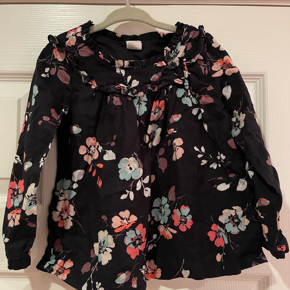 Gap long sleeved cotton shirt 4T